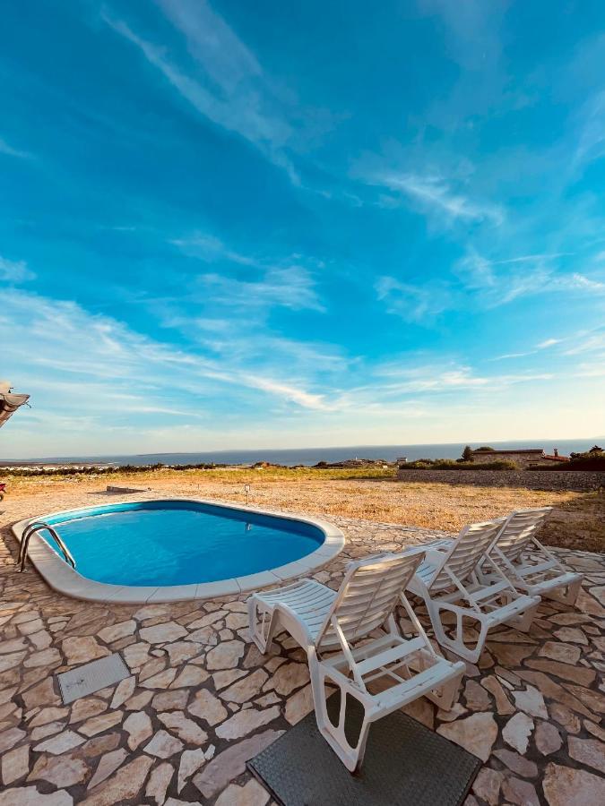 Beautiful Secluded Area Near Novalja Vacation House With Pool And Sea View Villa Lara Buitenkant foto